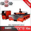 very low cost fiber metal laser cutting machine, imported servo motor and focus lens